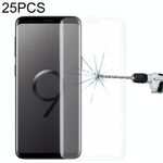 25 PCS per Galaxy S9 Plus 9H Durezza superficiale 3D Bordo curvo Anti-graffio Schermo intero Proteggi schermo in vetro temperato HD (trasparente)