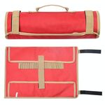 Custodia per unghie da campeggio all'aperto Borsa portatile per attrezzi portatile semplice Borsa per unghie per tenda (rossa)