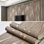 Autoadesivo della parete non tessuto della decorazione della decorazione della decorazione della casa della decorazione della casa della decorazione della casa della decorazione della casa (marrone scuro)