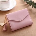 Portafoglio Donna frange Ciondolo Litchi Texture borsa del portafoglio pacchetto della carta moneta