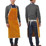 Pelle completa saldatura elettrica Grembiule alta temperatura ignifugo splash star Abbigliamento di protezione