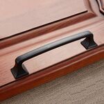 6222-128 Maniglia per mobile semplice Maniglia in bronzo nero