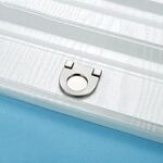 1052-32 Maniglia con fibbia nascosta per cassetto per mobili europeo semplice (spazzolata)