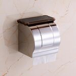 Porta rotolo di carta da bagno impermeabile a parete con luce brillante K8 304 in acciaio inossidabile