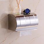 K20 304 in acciaio inox Bagno Wallmounted impermeabile supporto del tovagliolo di carta di rullo Bright Light