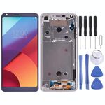 Schermo LCD originale per LG G6 / H870 / H870DS / H872 / LS993 / VS998 / US997 Digitizer Assemblaggio completo con cornice (viola)