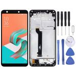 Schermo LCD OEM per Asus ZenFone 5 Lite X017DA ZC600KL S630 SDM630 Assemblaggio completo con cornice (nero)