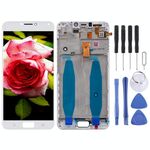 Schermo LCD OEM per Asus Zenfone 4 Max ZC554KL X00ID digitalizzatore assemblaggio completo con cornice (bianco)