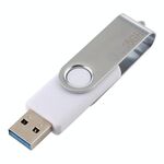 16 GB Twister USB 3.0 Flash Disk USB Flash Drive (bianco)