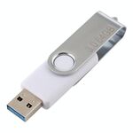 Unità flash USB Twister USB 3.0 da 64 GB (bianca)