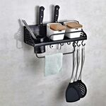 A Versione 40 centimetri 1 Coppa Cucina Supporto multifunzionale Wallmounted Condimento Storage Rack