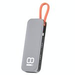 Adattatore HUB di estensione multifunzionale 8 in 1 Type-C / USB-C a HDMI ROCK TR03 (grigio)