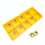 10 pz / scatola CNC foro interno lama diamantata fresa per alesatura grano in lega speciale acciaio testa di taglio, specifica: CCMT120408 （R0,8）