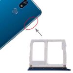 Vassoio scheda SIM + Vassoio scheda micro SD per LG K40 / K12 Plus / X4 (2019) / X420EM / X420BMW / X420HM / X420 / X420N (blu)