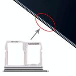 Vassoio scheda SIM + vassoio scheda micro SD per LG V40 ThinQ (argento)