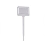2 PCS Garden Plant Insert Insert Etichette (bianco)