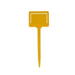 2 PCS Garden Plant Insert Insert Etichette (Giallo)