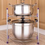 Portapentole da cucina multifunzione Pentola per zuppa wok a doppio strato Portapentole in acciaio inossidabile