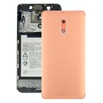 Coperchio posteriore della batteria con obiettivo della fotocamera e tasti laterali per Nokia 6 TA-1000 TA-1003 TA-1021 TA-1025 TA-1033 TA-1039 (Oro)