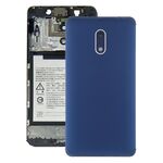 Coperchio posteriore della batteria con obiettivo della fotocamera e tasti laterali per Nokia 6 TA-1000 TA-1003 TA-1021 TA-1025 TA-1033 TA-1039 (blu)