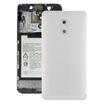 Coperchio posteriore della batteria con obiettivo della fotocamera e tasti laterali per Nokia 6 TA-1000 TA-1003 TA-1021 TA-1025 TA-1033 TA-1039 (bianco)