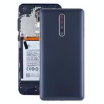 Coperchio posteriore della batteria con obiettivo della fotocamera e tasti laterali per Nokia 8 / N8 TA-1012 TA-1004 TA-1052 (blu)
