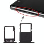 Vassoio scheda SIM + vassoio scheda micro SD per Nokia 3 TA-1020 TA-1028 TA-1032 TA-1038 (nero)