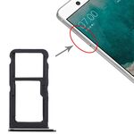 Vassoio scheda SIM + vassoio scheda SIM / vassoio scheda micro SD per Nokia 7 TA-1041 (nero)