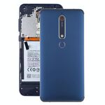 Coperchio posteriore della batteria con obiettivo della fotocamera, tasti laterali e sensore di impronte digitali per Nokia 6.1 / 6 (2018) / 6 (seconda generazione) (blu)