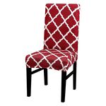 Fodera per sedia universale elasticizzata semplice (rosso vino)
