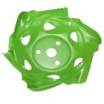 Alloy Dragon Harlaw Plate Hit Grass Pine Soil Mower Accessori (verde)