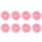 Testa di lucidatura della frutta in avorio da 8 pezzi Testa di macinazione a fessura per intaglio nucleare intaglio del legno di loto insanguinato, specifica: grana 320