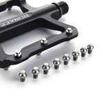 8 pezzi / set pedale per bicicletta in lega di titanio vite antiscivolo M4 (colore titanio)