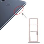 Vassoio scheda SIM + vassoio scheda SIM + vassoio scheda micro SD per Asus Zenfone Max M2 ZB633KL (oro)