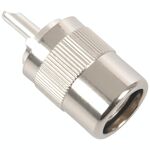 Connettore per scheda coassiale RF RFC400 RG8 maschio UHF PL259 / SO239 Twist-on