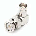 Jack da BNC maschio a femmina BNC in connettore per scheda RF ad angolo retto tipo serie L.