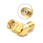 Connettore adattatore conico FPV da 45 gradi a 135 gradi da SMA maschio a femmina SMA