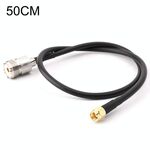 Cavo di collegamento RG58 UHF femmina a SMA maschio, lunghezza: 50 cm