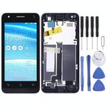 Schermo LCD OEM per Asus Zenfone C ZC451CG Z007 Digitizer Assemblaggio completo con cornice (nero)