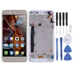 Schermo LCD OEM per Lenovo Vibe K5 Plus A6020A46 A6020l36 A6020l37 Assemblaggio completo con cornice (oro)