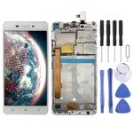 Schermo LCD OEM per Lenovo S60 S60W S60T S60A Digitizer Assemblaggio completo con cornice (bianco)