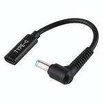 Cavo caricatore adattatore da DP 5,5 x 1,7 mm a tipo C femmina (nero)