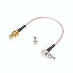 Cavo adattatore SMA femmina a CRC9 / TS9 doppio connettore coassiale RF RG316, lunghezza: 15 cm