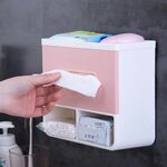 Vassoio porta tovaglioli da bagno senza punzonatura (rosa)