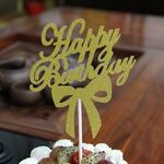 10 pezzi intaglio torta dessert inserto decorazione per feste (oro)