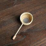 Gadget colino per tè con filtro riutilizzabile in tessuto di bambù creativo, stile: perdite di tè in tessuto di bambù
