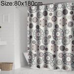 Tende da doccia Bohemian Mandala Tenda da bagno geometrica impermeabile, dimensioni: 80x180cm