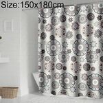 Tende da doccia bohemien Mandala Tenda da bagno geometrica impermeabile, dimensioni: 150x180 cm