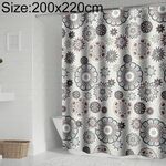 Tende da doccia bohemien Mandala Tenda da bagno geometrica impermeabile, dimensioni: 200x220cm