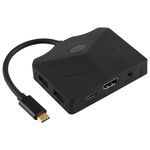V178B USB-C / Type-C a USB 3.0 x 3 + USB-C / Type-C + HDMI + Porta audio + Lettore di schede SD / TF Adattatore HUB multifunzione